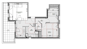 t3 à la location -   38670  CHASSE SUR RHONE, surface 60 m2 location t3 - UBI478442792